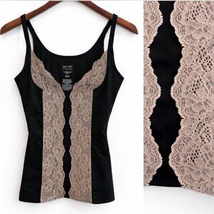 Victoria's Secret Better on Top Slimming Satin Lace Trim Cami Tank Size Small